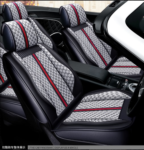 Set Genuine Gucci Designer Seat Covers - Spot Dem