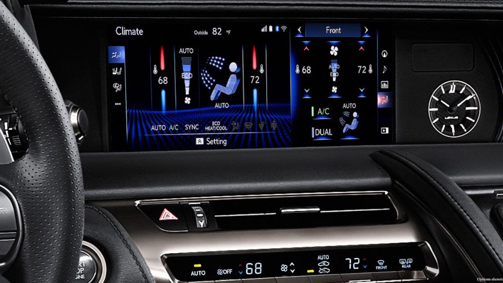 Lexus connected services